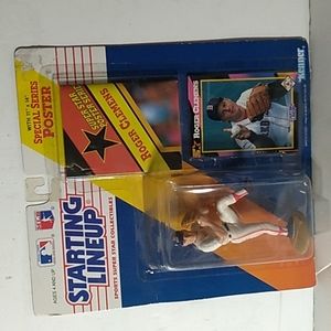 Starting Lineup with Roger Clemens, plus a Special Series 11'x 14' Poster.
